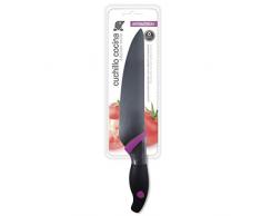 TM Electron Couteau éplucheur en Acier Inoxydable Couteau de Cuisine 20 cm 4.5x3x31.5 cm Violet