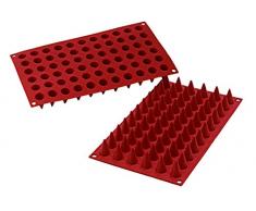 Silikomart 26.131.00.0060 SF131 Moule Forme Cônes 66 Cavités Silicone Terre Cuite