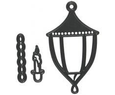 Marianne Design CR1344 Lanterne Craftables, Acier, Gris, 4,5 x 3,3 x 0,3 cm