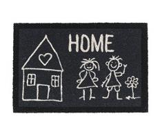 HMT 147443 Home Enfants Paillasson Coco Noir 40 x 60 cm
