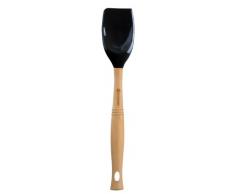 Le Creuset, Petite Spatule CuillÃ¨re avec TÃªte Amovible en Silicone, Longueur : 32 cm, Silicone/Bois, Noir