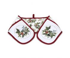 Portmeirion Home & Gifts Gant de Cuisine Double en Tissu, Multicolore, 88 x 18 x 88 cm