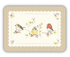 Cooksmart Dawn Chorus - Lot de 4 Sets de Table, Multicolore