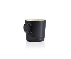 Le Creuset, Tasse avec Anse, 200 ml, Céramique, Hauteur 10 cm, Noir