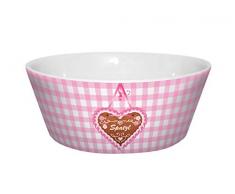 infinite by GEDA LABELS 13402 Bol à Pâques en porcelaine pour petit-déjeuner Rose
