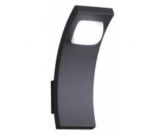 TRIO, Applique, Seine incl. 1 x LED,SMD,5,5 Watt,3000K,700 Lm. Corps: Fonte daluminium, Anthracite L:7,5cm, H:21,1cm, P:11,0cm IP54,Montage au mur