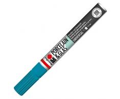 Marabu Embout de Peintre, Peinture pour Porcelaine, Pétrole, 2 x 2 x 14 cm