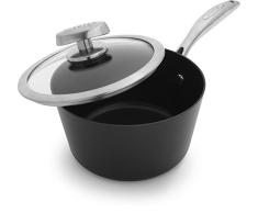 Scanpan SC68231800 Casserole Pro IQ avec Couvercle, Aluminium MoulÃ© sous Pression, INOX, 18 cm