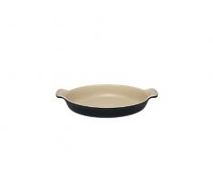 Le Creuset 91004020140100 Plat Ovale Céramique Noir Ebène 0,63 L 24/20 cm