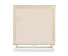 Blindecor Ara Store Enrouleur Translucide Uni, Beige, 120X175 cm