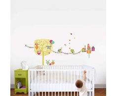 NOUVELLES IMAGES 170.001912.03 Sticker Mural, Papier, Multicolore, 69,5 x 49 x 0,1 cm