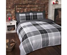 Rapport Housse de Couette, Gris, Double