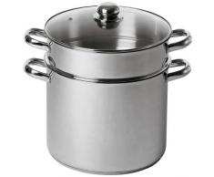 Baumalu 342639 Couscoussier 9 L 24 cm en Acier Inoxydable