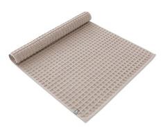 MÃVE PiquÃ©e Tapis de Bain 60 x 60 cm, FabriquÃ© en Allemagne, 100% Coton, Cashmere (Marron)