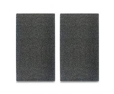 Zeller 26255 Lot de 2 Planches à découper, Verre de Sécurité, Gris, 52 x 30 x 0,8 cm