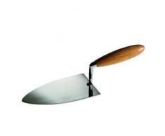 Alessi 90078 Ceci Nest Pas Une Truelle Pelle à Tarte en Acier Inoxydable 18/10 Brillant avec Manche en Bois Dérable