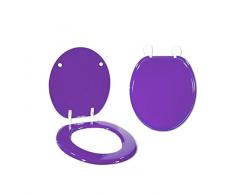 Fomax Abattant WC en MDF Essential Violine