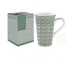 COFFRET 1 MUG 60CL EN PORCELAINE MONSOON GREEN