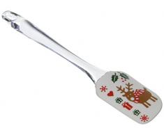 GP&Me GP5283 SPATULE Decors Noel, Silicone, Blanc, 25 x 5 x 1,7 cm