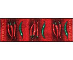Wash + Dry - Tapis Hot Chilli 60x180, Rouge