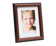 Deknudt Frames S222H3 Basic Cadre Photo Bois Brun Classique 20 x 30