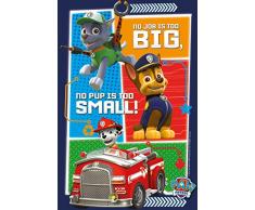 KIDS EUROSWAN PW16034 Couverture Polaire en Coton ImprimÃ© Pat Patrouille Multicolore 150Â x 100Â cm Dimensions dexpÃ©dition 30Â x 12Â x 12Â cm