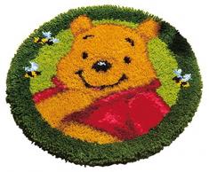 Vervaco Kit Tapis modelé au Point noué Disney Winnie