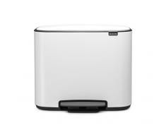 Brabantia - 121388 - Poubelle Bo Pedal Bin, 36 litres, Blanc