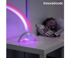 InnovaGoods Projecteur LED pour enfant arc-en-ciel Blanc