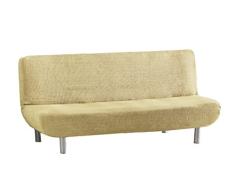 Eysa Aquiles Ãlastique Clic Clac Housse de CanapÃ© 3 Places, Polyester Coton, Beige, 37x29x9 cm