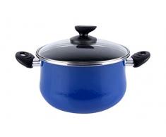 Magefesa 1107063 Faitout antiadhésif 20 cm avec couvercle en acier émaillé