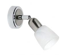 Brilliant AG 55310/77 Spot patÃ¨re, MÃ©tal, E14, 40 W, Acier/Chrome