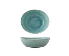COSY & TRENDY 3671019 Assiette Creuse en Porcelaine Isabeau-Bleu-D 19,5 Cm