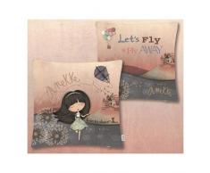 ANEKKE Coussin 40 cm, Multicolore, Unique