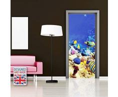 Walplus sous la Mer Autocollant Mural, Vinyle Multicolore, 103 X 5.4 X 5.4 CM
