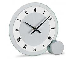 AMS 166 Horloge de Table Moderne en Verre
