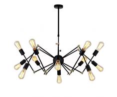interfan Spider 12L Lampe suspension E27, noir