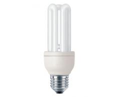 Philips Genie Ampoule Ã Ã©conomie dÃ©nergie Ã tubes dÃ©couverts, culot e27Â 14Â W Ã©quivalent Ã 62Â W, Verre, Blanc
