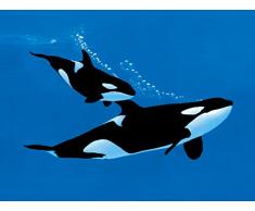 Affiche 30x40 cm Orques / Deep blue sea FranÃ§ois GERARD