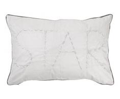 Dutch Decor Housse de Coussin Borgha 40x60 cm Gris Clair - Housses de Coussin DÃ©coratif - ZippÃ©e