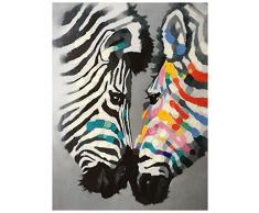 Legendarte Tableau, Impression sur Toile - ZÃ¨bres - cm. 60x80