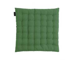 LINUM Pepper Galette de Siege, Coton, Vert Prairie, 40 x 40 cm