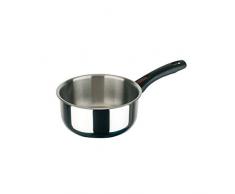 INOXIBAR Casserole en Acier Moderne 26x10x8 cm Argent métallique