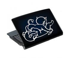 TATOUTEX Stickers 69 des Petits Diables - Rouge, L 90cm x H 60cm