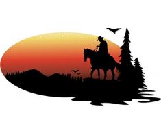 INDIGOS 4052775327246 Sticker Mural, Bunt, 120 x 57 cm