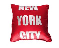 douceur dintÃ©rieur coussin 40x40cm microfibre argent ny silver rouge