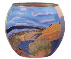 Him CC56 photophore Verre Nordic Sunset, Multicolore