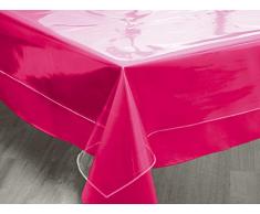 Soleil docre Nappe Cristal, PVC, Transparent, 160 x 300 cm
