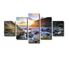 Visario 5553 Tableau sur Toile de Lin, Multicolore