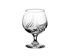 Lot de aljulia 5794Â Cognac en Cristal en Verre 250Â ML Lot de 6